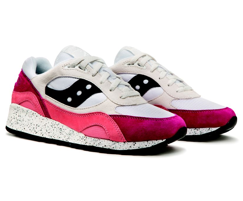 Saucony Shadow 6000 Women's Originals White / Coral | AU 074CTVE